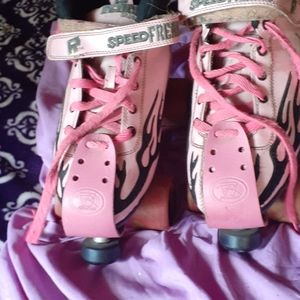 Gently used roller derby skates